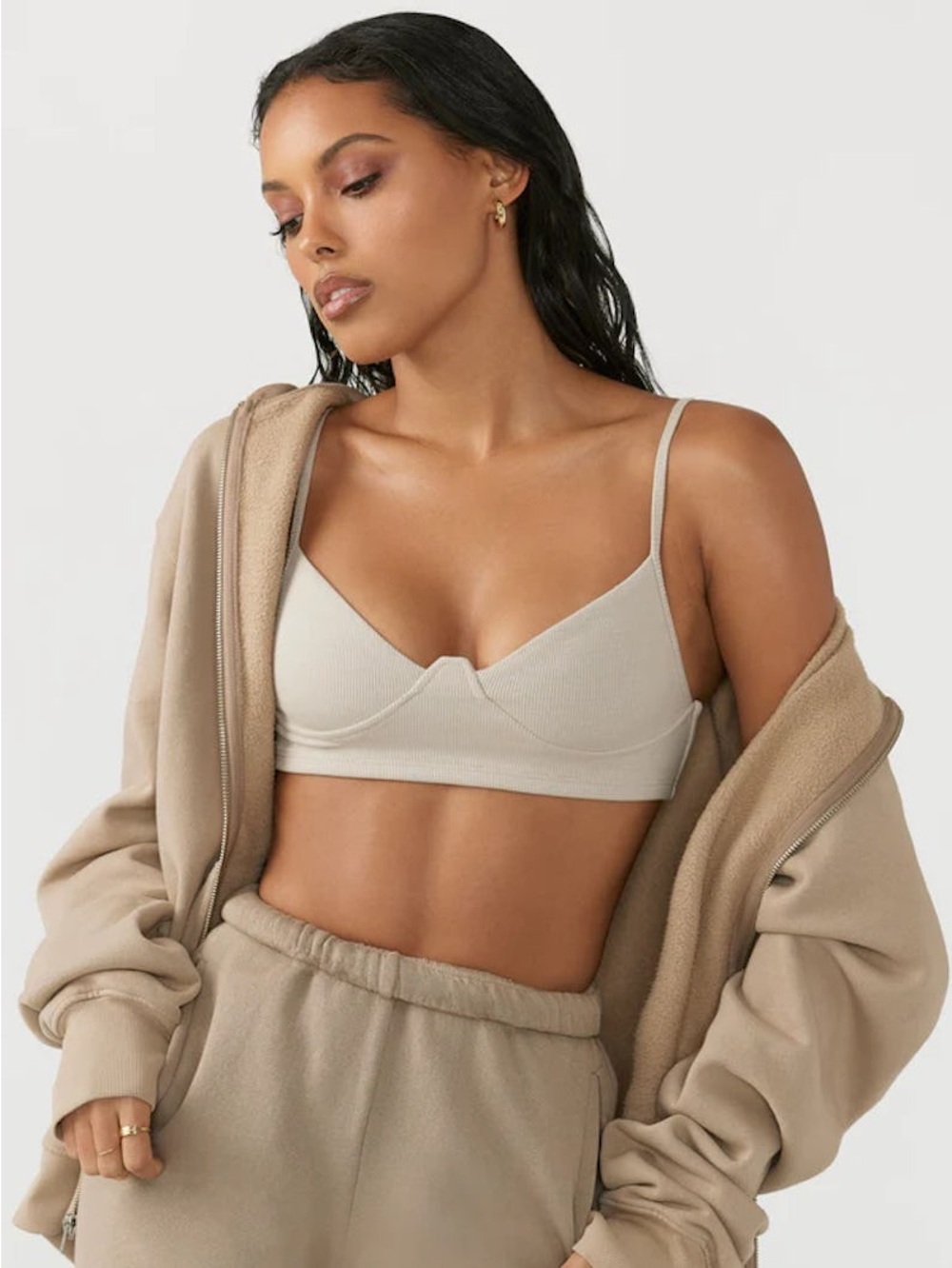 Joah Brown's Structured Tank Bra in Dune Size XS/S